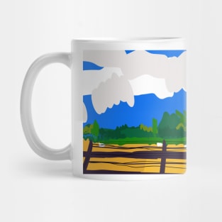 South Yorkshire landscape Mug